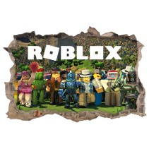 Pegatinas de vinilos videojuego roblox 3d